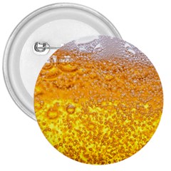 Liquid Bubble Drink Beer With Foam Texture 3  Buttons by Cemarart