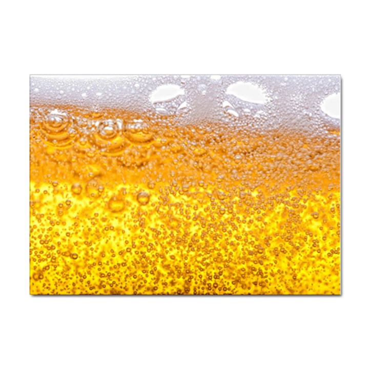 Liquid Bubble Drink Beer With Foam Texture Sticker A4 (10 pack)