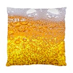 Liquid Bubble Drink Beer With Foam Texture Standard Cushion Case (One Side) Front