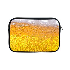 Liquid Bubble Drink Beer With Foam Texture Apple Ipad Mini Zipper Cases by Cemarart