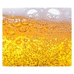 Liquid Bubble Drink Beer With Foam Texture Two Sides Premium Plush Fleece Blanket (Small) 50 x40  Blanket Front