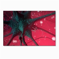 Coronavirus Corona Virus Postcard 4 x 6  (pkg Of 10) by Cemarart