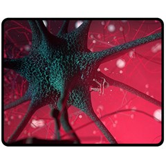 Coronavirus Corona Virus Two Sides Fleece Blanket (medium) by Cemarart