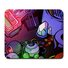 Graffiti Corazones Kingdom Saga Super Large Mousepad by Cemarart