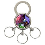 Graffiti Corazones Kingdom Saga Super 3-Ring Key Chain Front