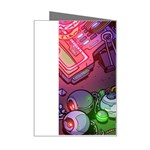 Graffiti Corazones Kingdom Saga Super Mini Greeting Card Right