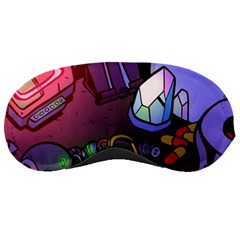 Graffiti Corazones Kingdom Saga Super Sleep Mask by Cemarart