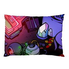 Graffiti Corazones Kingdom Saga Super Pillow Case (two Sides) by Cemarart