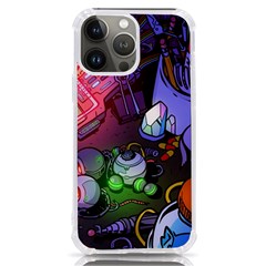 Graffiti Corazones Kingdom Saga Super Iphone 13 Pro Max Tpu Uv Print Case by Cemarart