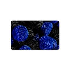 Raspberry One Edge Magnet (name Card) by Cemarart