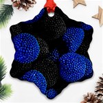 Raspberry One Edge Ornament (Snowflake) Front