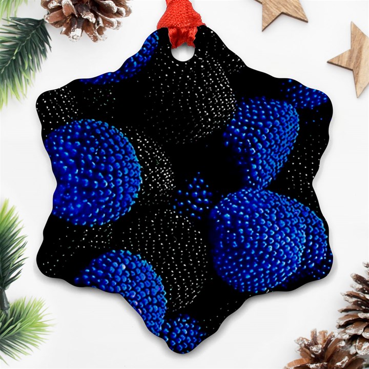 Raspberry One Edge Ornament (Snowflake)