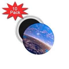 Earth Blue Galaxy Sky Space 1 75  Magnets (10 Pack)  by Cemarart