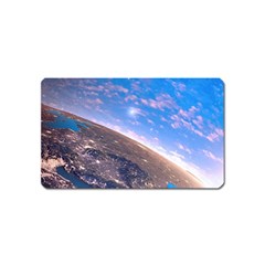 Earth Blue Galaxy Sky Space Magnet (name Card) by Cemarart