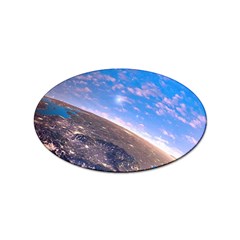 Earth Blue Galaxy Sky Space Sticker Oval (100 Pack) by Cemarart