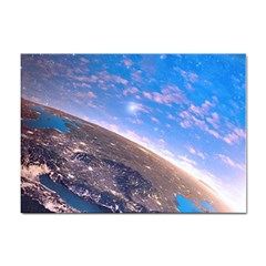 Earth Blue Galaxy Sky Space Sticker A4 (100 Pack) by Cemarart