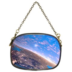 Earth Blue Galaxy Sky Space Chain Purse (one Side) by Cemarart