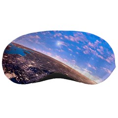 Earth Blue Galaxy Sky Space Sleep Mask by Cemarart