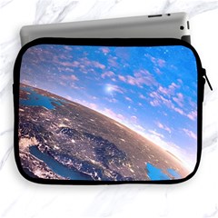 Earth Blue Galaxy Sky Space Apple Ipad 2/3/4 Zipper Cases by Cemarart