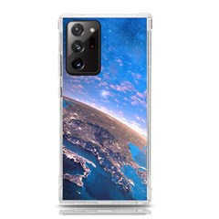 Earth Blue Galaxy Sky Space Samsung Galaxy Note 20 Ultra Tpu Uv Case by Cemarart