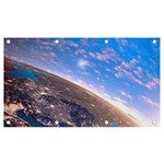 Earth Blue Galaxy Sky Space Banner and Sign 7  x 4  Front