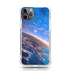 Earth Blue Galaxy Sky Space Iphone 11 Pro 5 8 Inch Tpu Uv Print Case by Cemarart