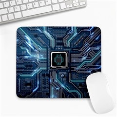 Circuit Board Motherboard Large Mousepad by Cemarart