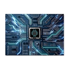 Circuit Board Motherboard Sticker A4 (10 Pack) by Cemarart