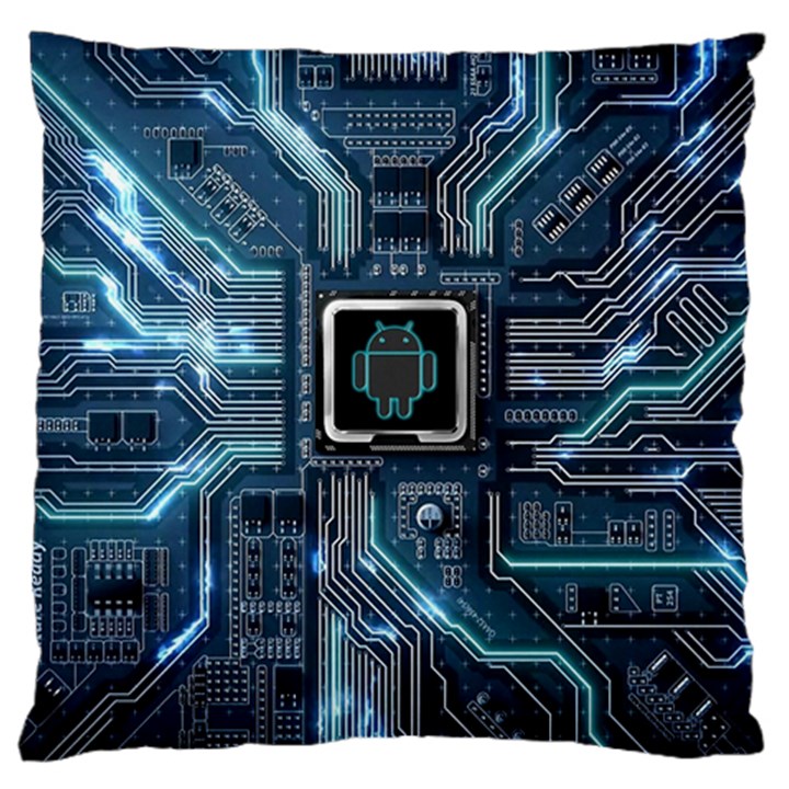 Circuit Board Motherboard Large Cushion Case (Two Sides)