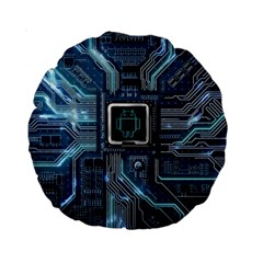 Circuit Board Motherboard Standard 15  Premium Round Cushions