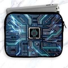 Circuit Board Motherboard Apple Ipad 2/3/4 Zipper Cases by Cemarart