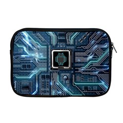 Circuit Board Motherboard Apple Macbook Pro 17  Zipper Case by Cemarart