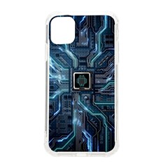 Circuit Board Motherboard Iphone 11 Tpu Uv Print Case by Cemarart