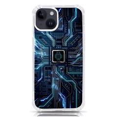 Circuit Board Motherboard Iphone 14 Tpu Uv Print Case by Cemarart