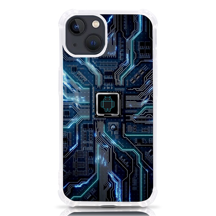 Circuit Board Motherboard iPhone 13 TPU UV Print Case