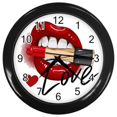 Adobe Express 20220717 1721280 9235749027681339 Fashion-printed-clothing-accessories (1) Wall Clock (black) by sunkissedallure