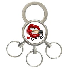 Adobe Express 20220717 1721280 9235749027681339 Fashion-printed-clothing-accessories (1) 3-ring Key Chain by sunkissedallure