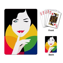 Adobe Express 20220717 1721280 9235749027681339 Fashion-printed-clothing-accessories (1) Playing Cards Single Design (rectangle) by sunkissedallure