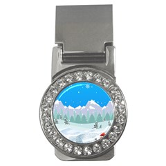 Snowman Orest Snowflakes Money Clips (cz)  by Hannah976