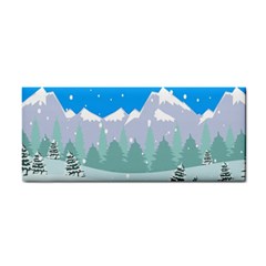 Snowman Orest Snowflakes Hand Towel by Hannah976