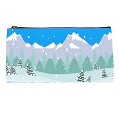 Snowman Orest Snowflakes Pencil Case by Hannah976