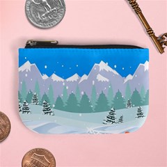 Snowman Orest Snowflakes Mini Coin Purse by Hannah976