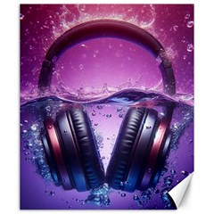 Headphones Sound Audio Music Radio Canvas 20  X 24  by Hannah976