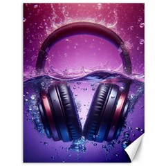 Headphones Sound Audio Music Radio Canvas 36  X 48  by Hannah976