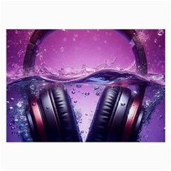 Headphones Sound Audio Music Radio Large Glasses Cloth by Hannah976