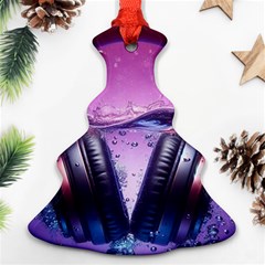 Headphones Sound Audio Music Radio Ornament (christmas Tree)  by Hannah976