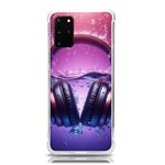 Headphones Sound Audio Music Radio Samsung Galaxy S20Plus 6.7 Inch TPU UV Case Front