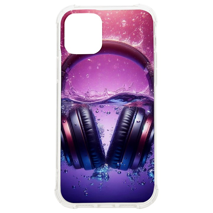 Headphones Sound Audio Music Radio iPhone 12/12 Pro TPU UV Print Case