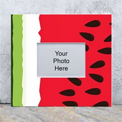 Watermelon Black Green Melon Red White Wall Photo Frame 5  X 7  by Cemarart