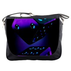 3d Love Ludo Game Messenger Bag by Cemarart